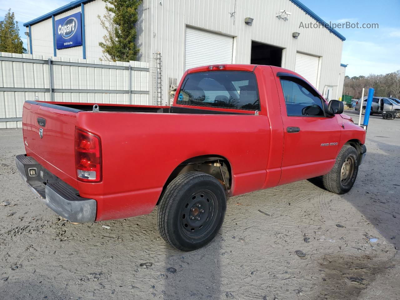 2005 Dodge Ram 1500 St Red vin: 1D7HA16N15J642873