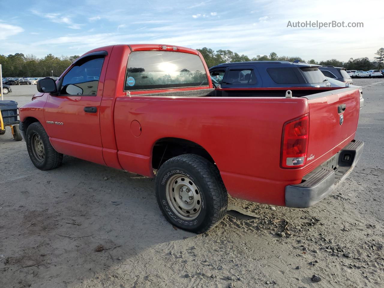 2005 Dodge Ram 1500 St Red vin: 1D7HA16N15J642873