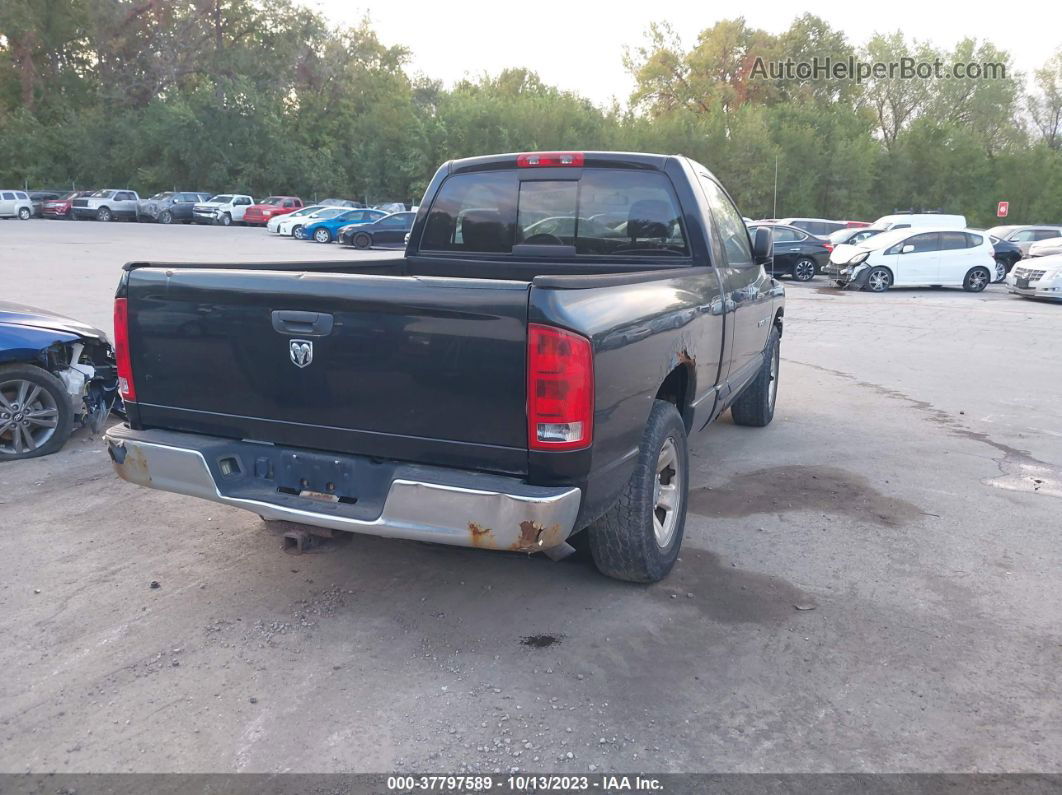 2005 Dodge Ram 1500 St Черный vin: 1D7HA16N15J644719