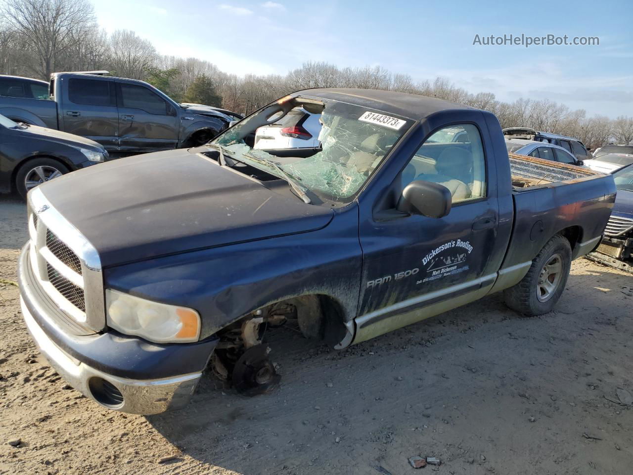 2005 Dodge Ram 1500 St Blue vin: 1D7HA16N65J514953