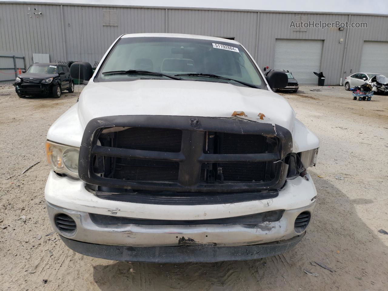 2005 Dodge Ram 1500 St White vin: 1D7HA16N75J509888