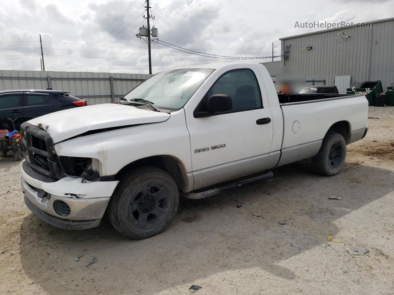 2005 Dodge Ram 1500 St White vin: 1D7HA16N75J509888