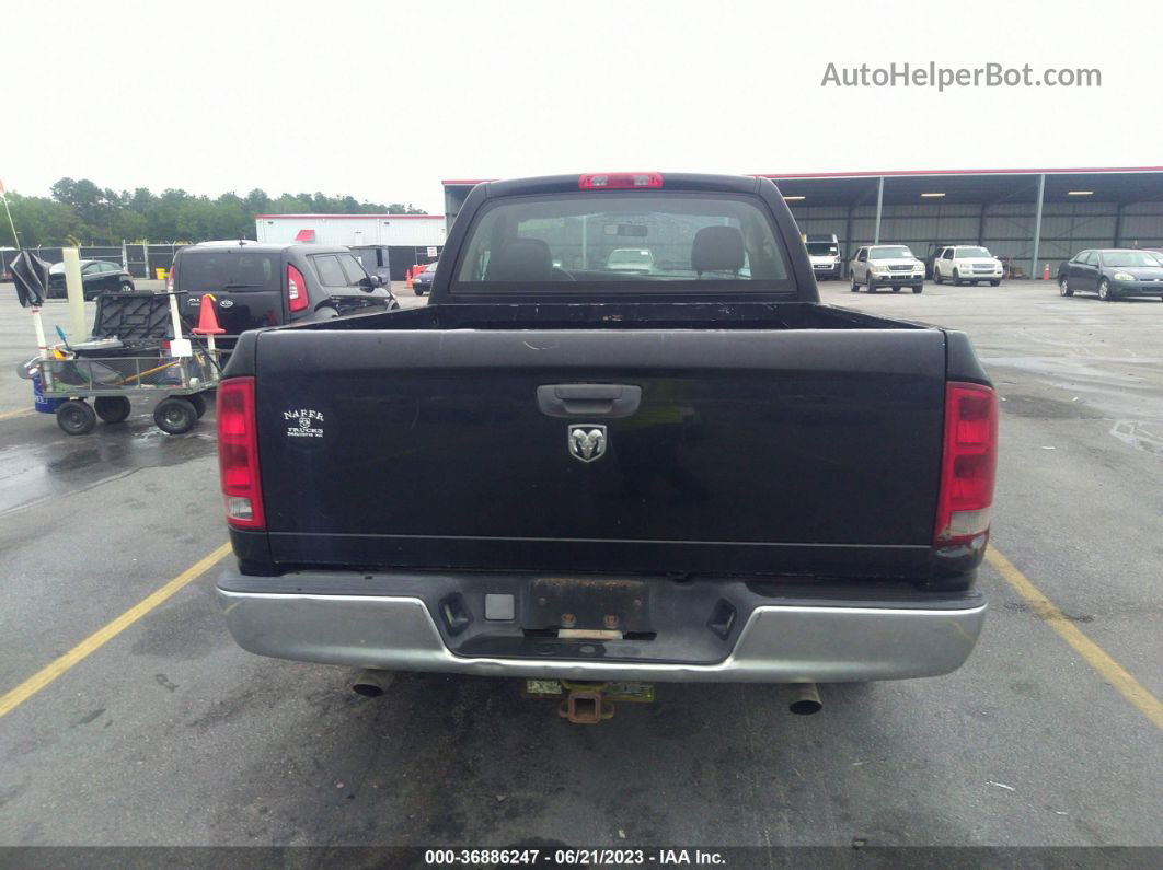 2005 Dodge Ram 1500 St Black vin: 1D7HA16N85J654289