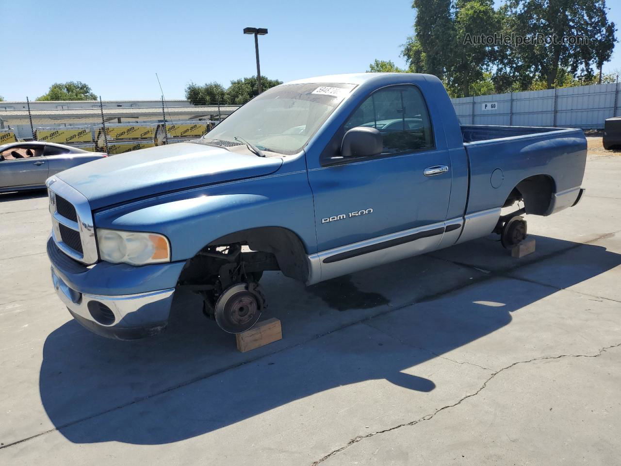 2005 Dodge Ram 1500 St Blue vin: 1D7HA16NX5J552556