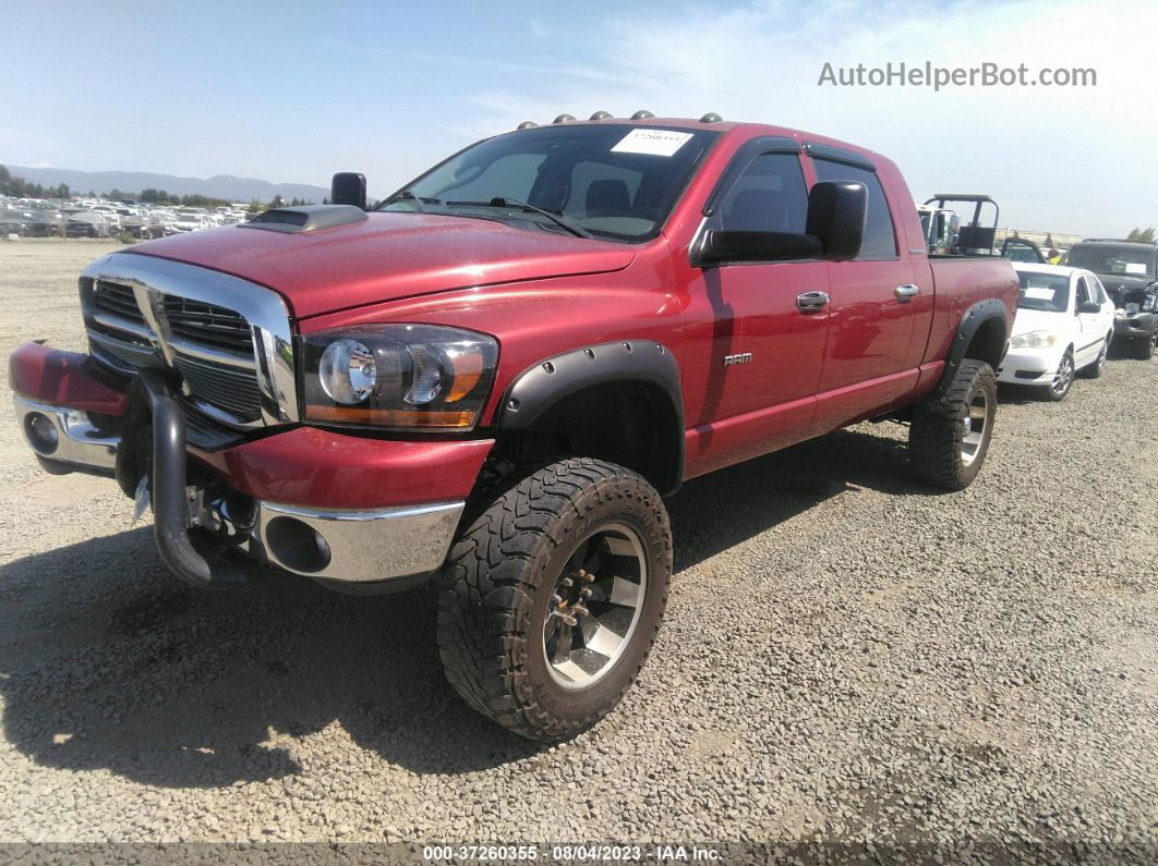 2006 Dodge Ram 1500 Slt Red vin: 3D7KS19D46G162593