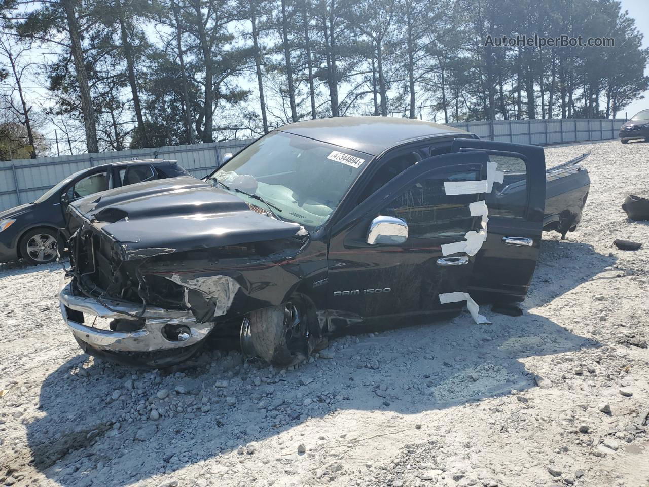 2006 Dodge Ram 1500 St Black vin: 1D7HA18266S541682