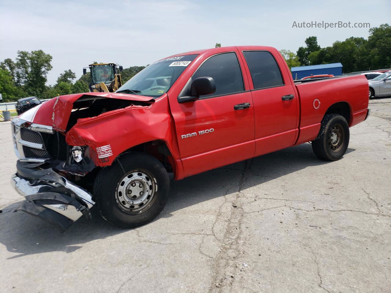 2005 Dodge Ram 1500 St Red vin: 1D7HA18D05J563022