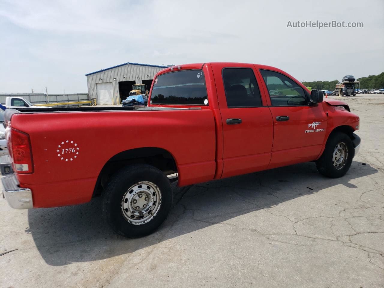 2005 Dodge Ram 1500 St Red vin: 1D7HA18D05J563022