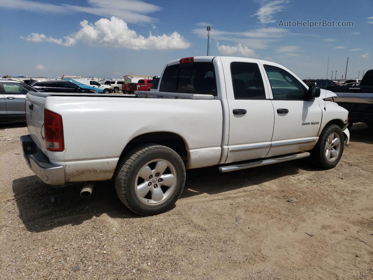 2005 Dodge Ram 1500 St White vin: 1D7HA18D05J629908