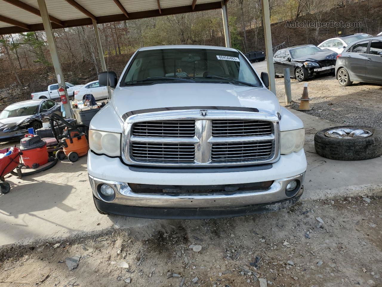 2005 Dodge Ram 1500 St White vin: 1D7HA18D05S221600