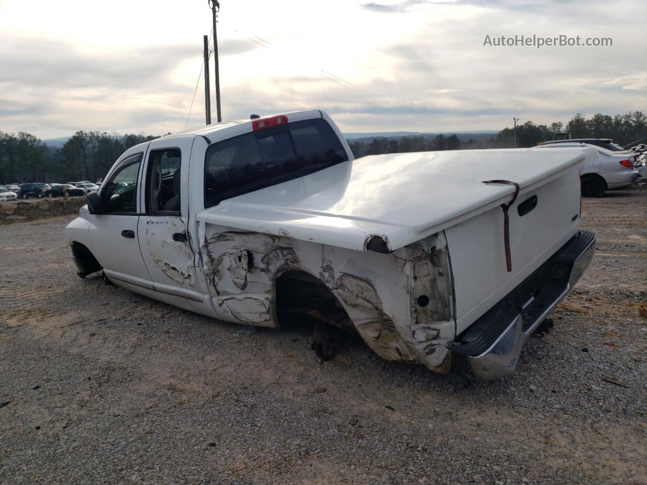 2005 Dodge Ram 1500 St White vin: 1D7HA18D05S221600