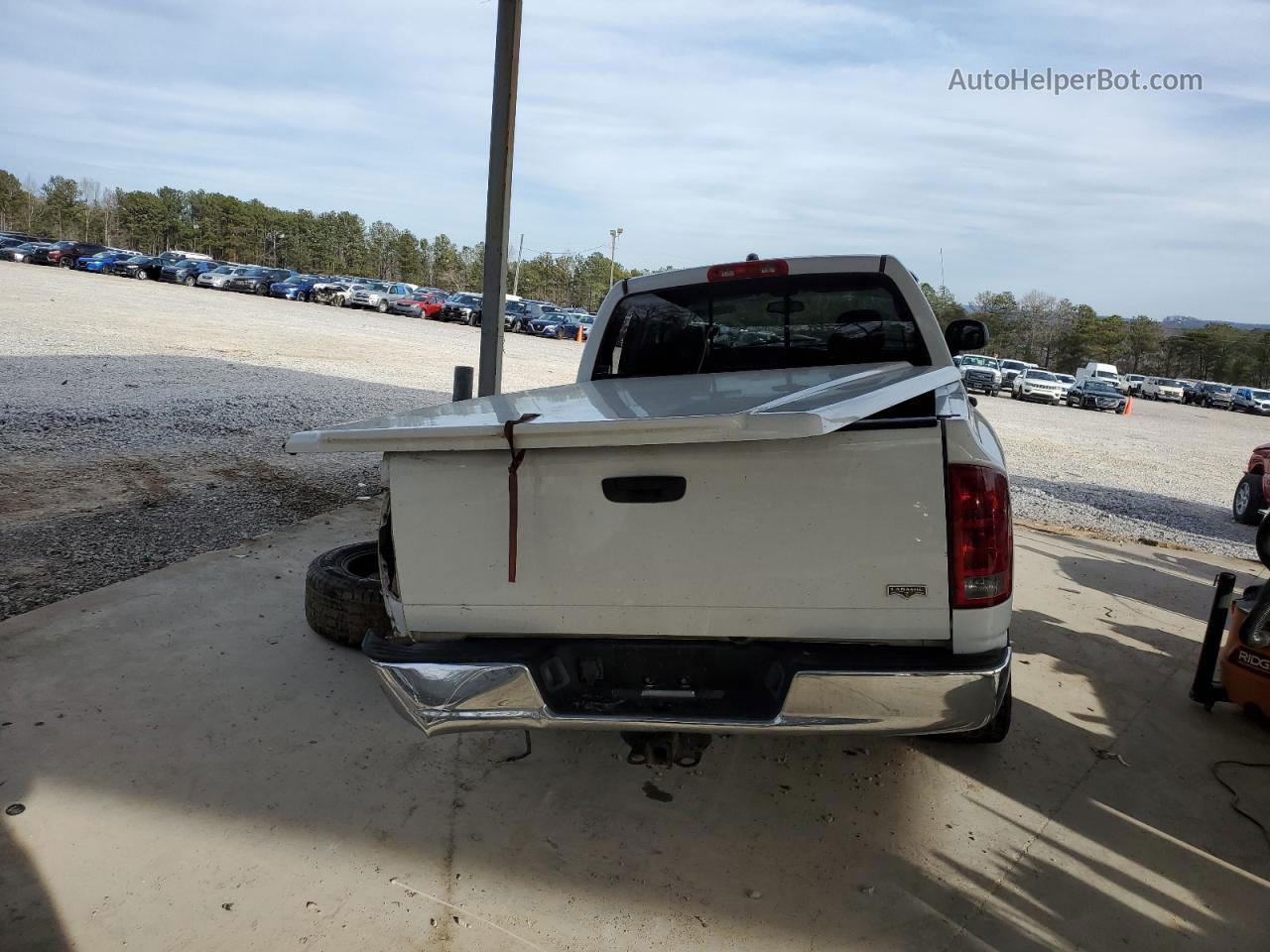 2005 Dodge Ram 1500 St White vin: 1D7HA18D05S221600