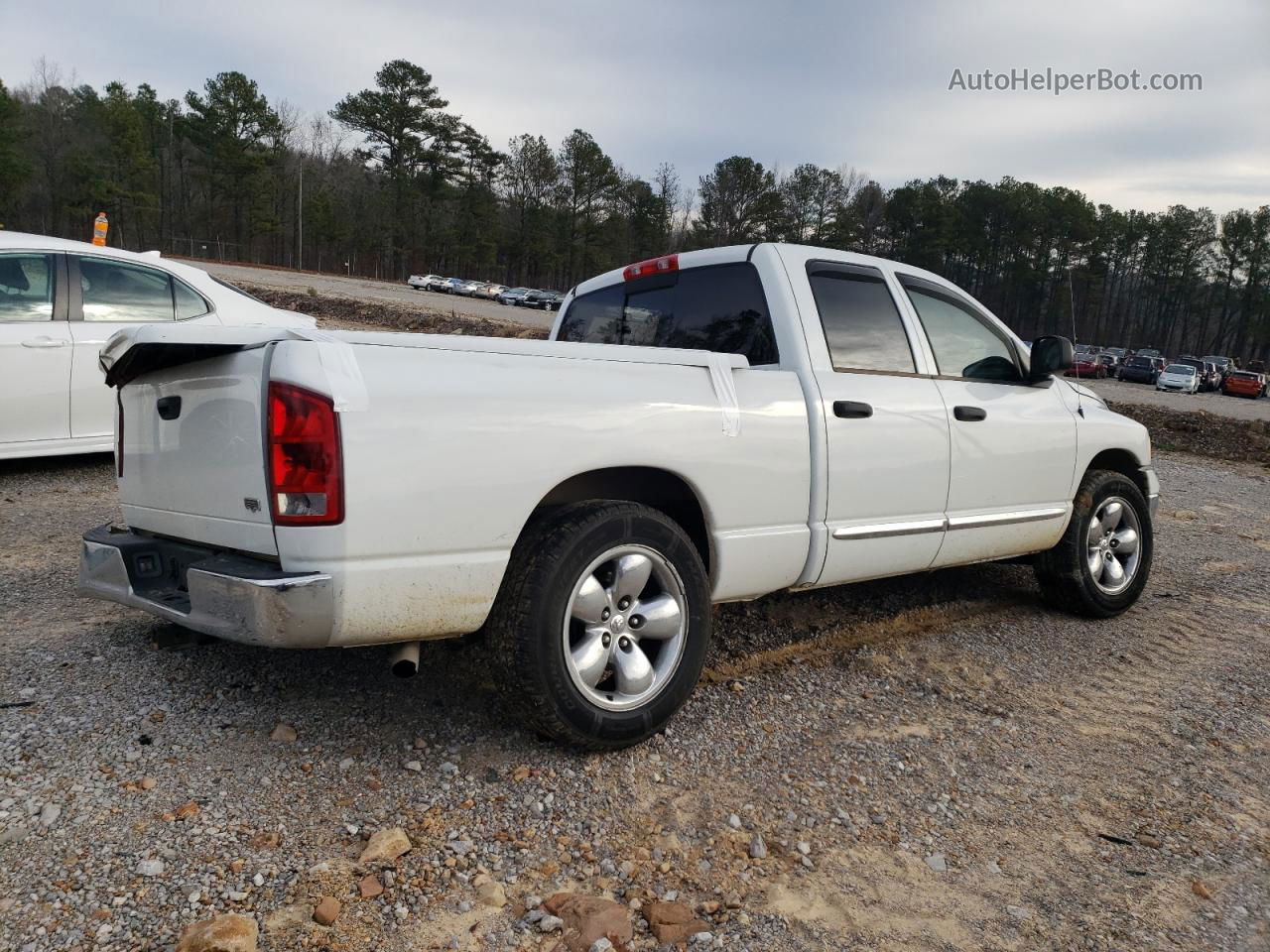 2005 Dodge Ram 1500 St White vin: 1D7HA18D05S221600