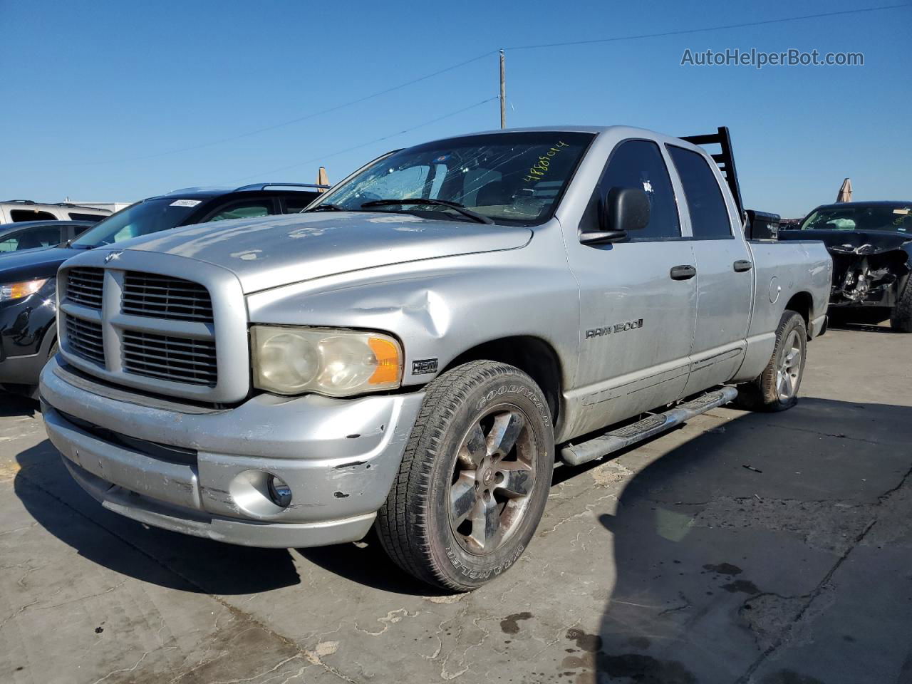 2005 Dodge Ram 1500 St Silver vin: 1D7HA18D05S318568