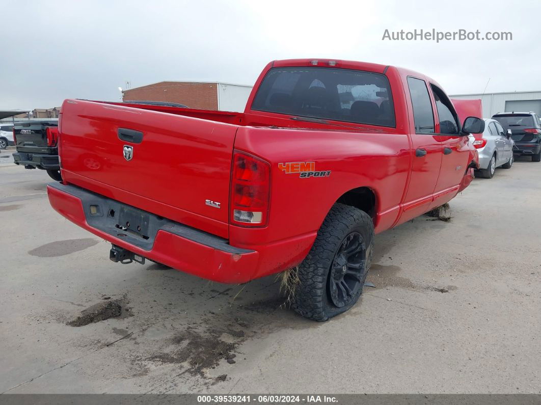 2005 Dodge Ram 1500 Slt/laramie Красный vin: 1D7HA18D25J516459