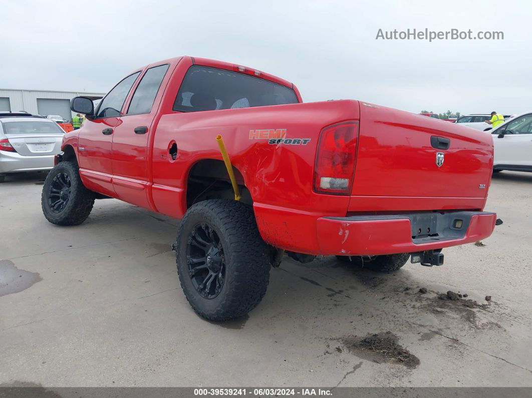 2005 Dodge Ram 1500 Slt/laramie Red vin: 1D7HA18D25J516459