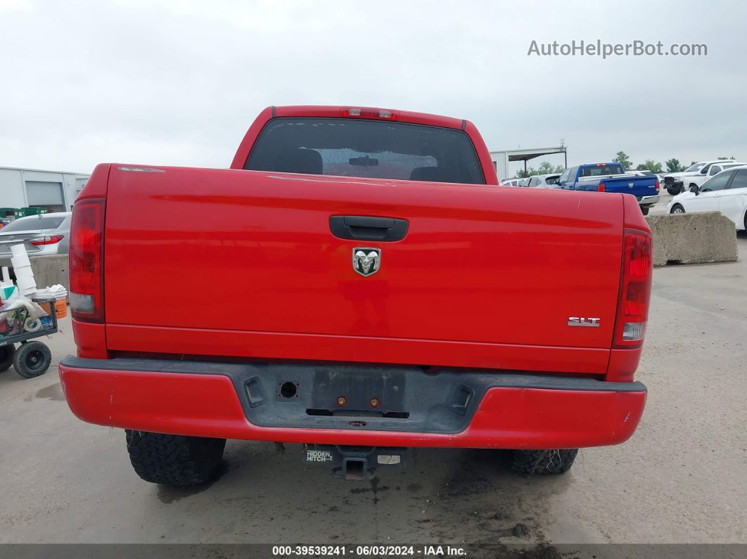 2005 Dodge Ram 1500 Slt/laramie Red vin: 1D7HA18D25J516459