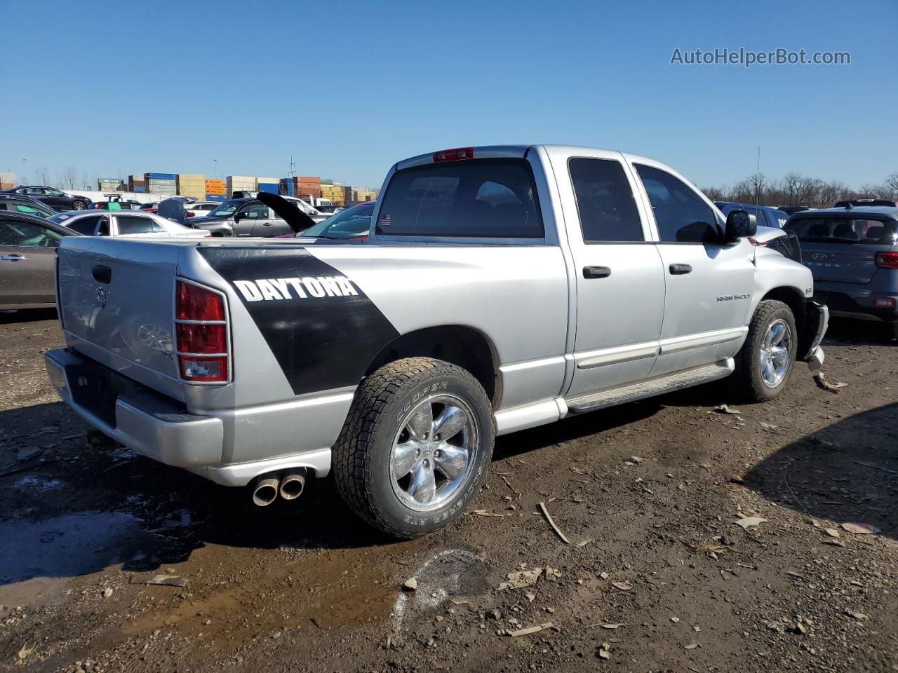 2005 Dodge Ram 1500 St Silver vin: 1D7HA18D25J641171