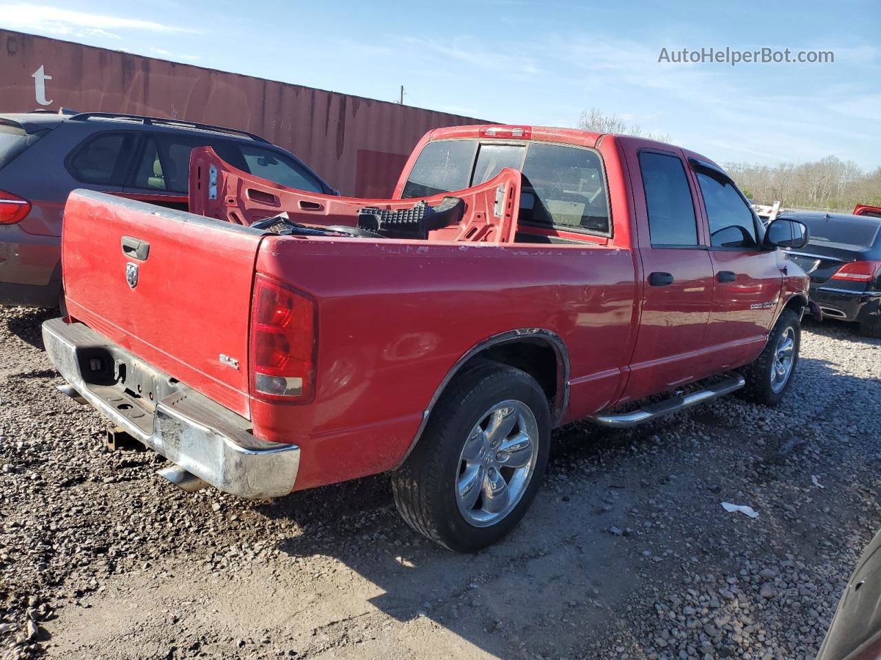 2005 Dodge Ram 1500 St Красный vin: 1D7HA18D25S267820