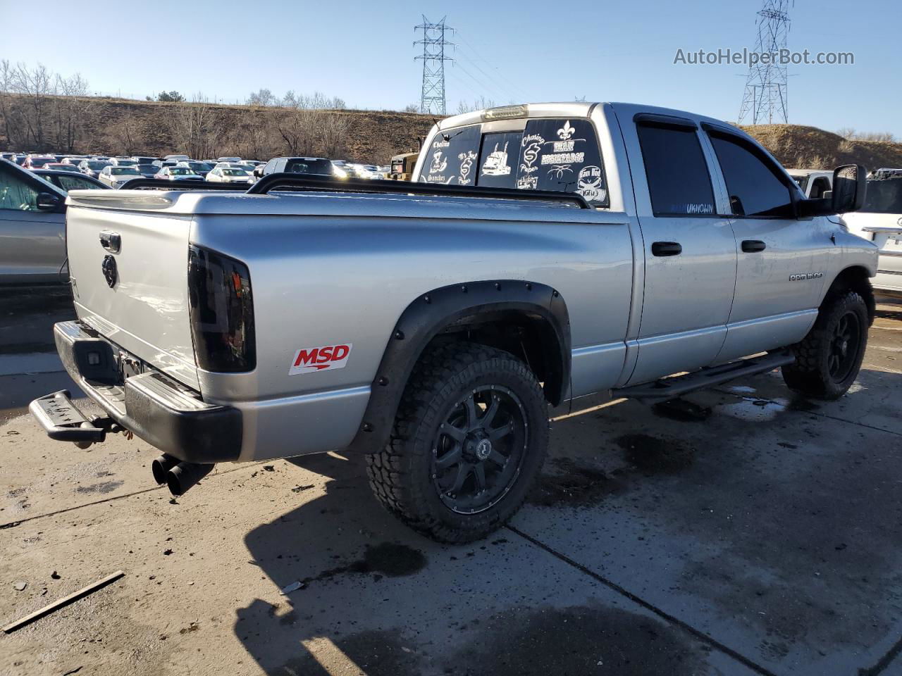 2005 Dodge Ram 1500 St Silver vin: 1D7HA18D35J621320