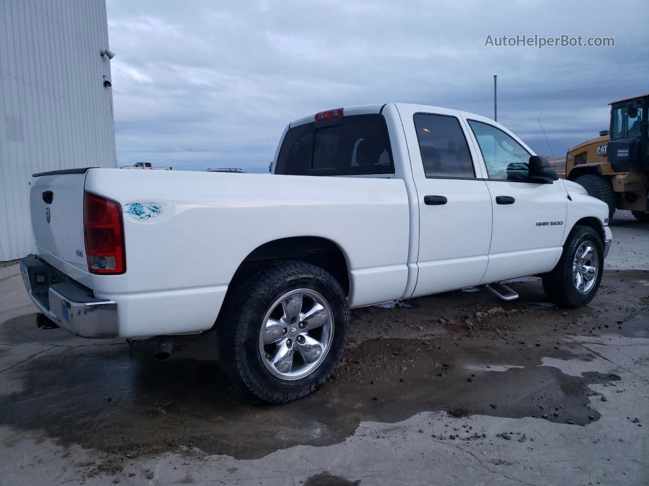 2005 Dodge Ram 1500 St White vin: 1D7HA18D45S172353