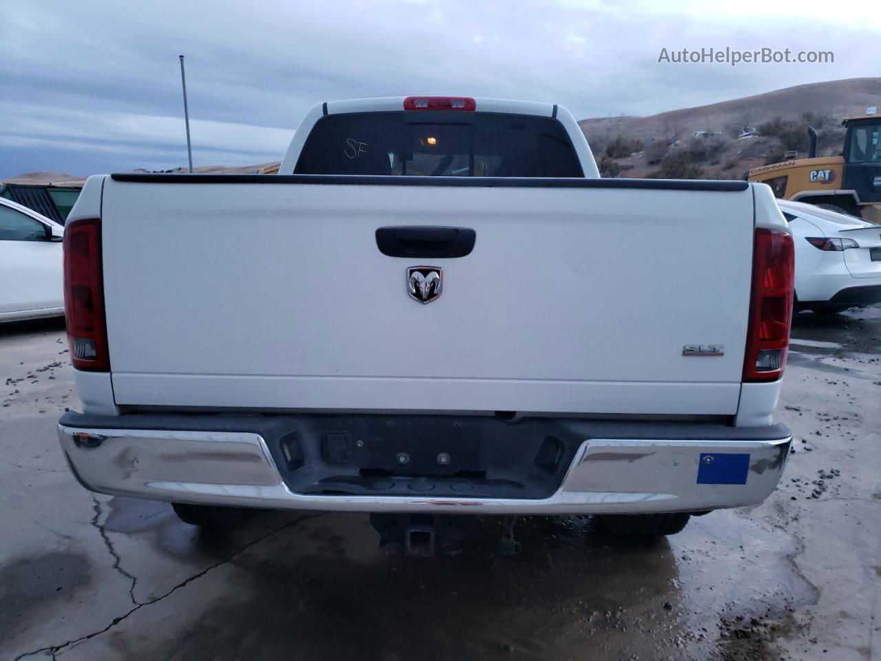 2005 Dodge Ram 1500 St White vin: 1D7HA18D45S172353