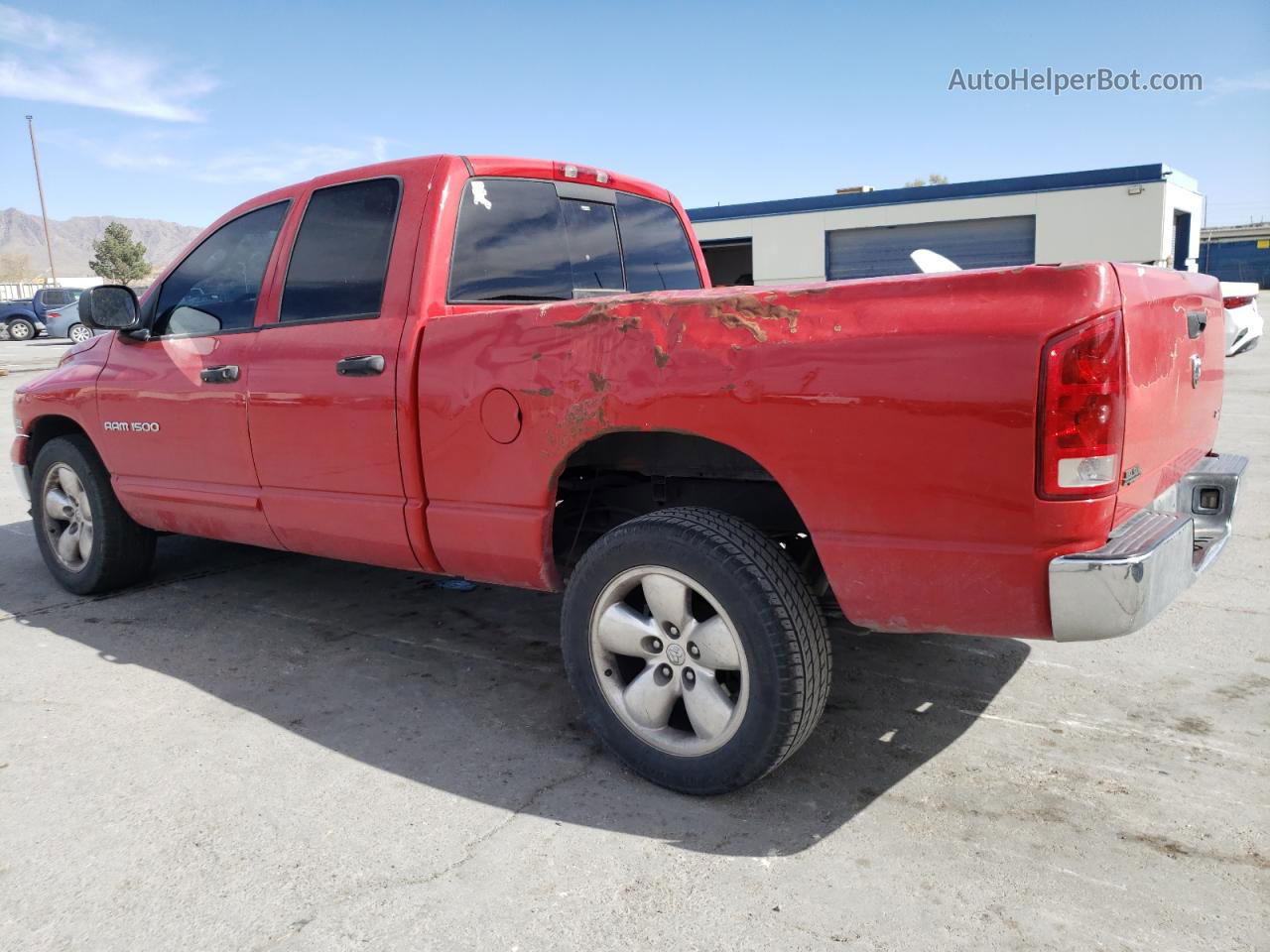 2005 Dodge Ram 1500 St Красный vin: 1D7HA18D45S284148