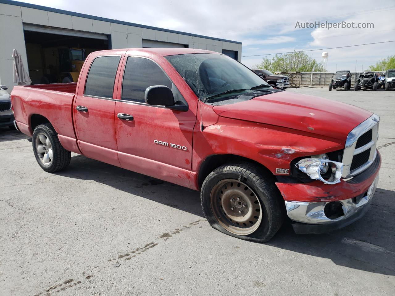 2005 Dodge Ram 1500 St Красный vin: 1D7HA18D45S284148