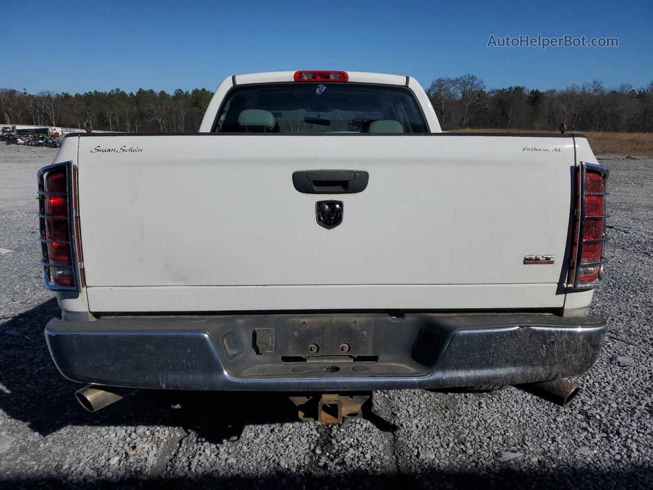 2005 Dodge Ram 1500 St White vin: 1D7HA18D65S123686