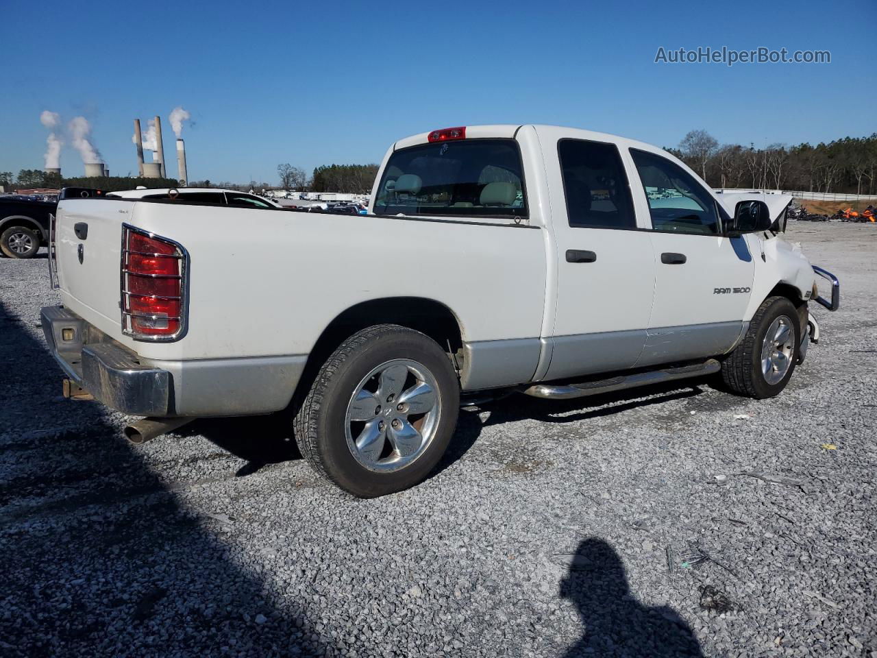 2005 Dodge Ram 1500 St White vin: 1D7HA18D65S123686