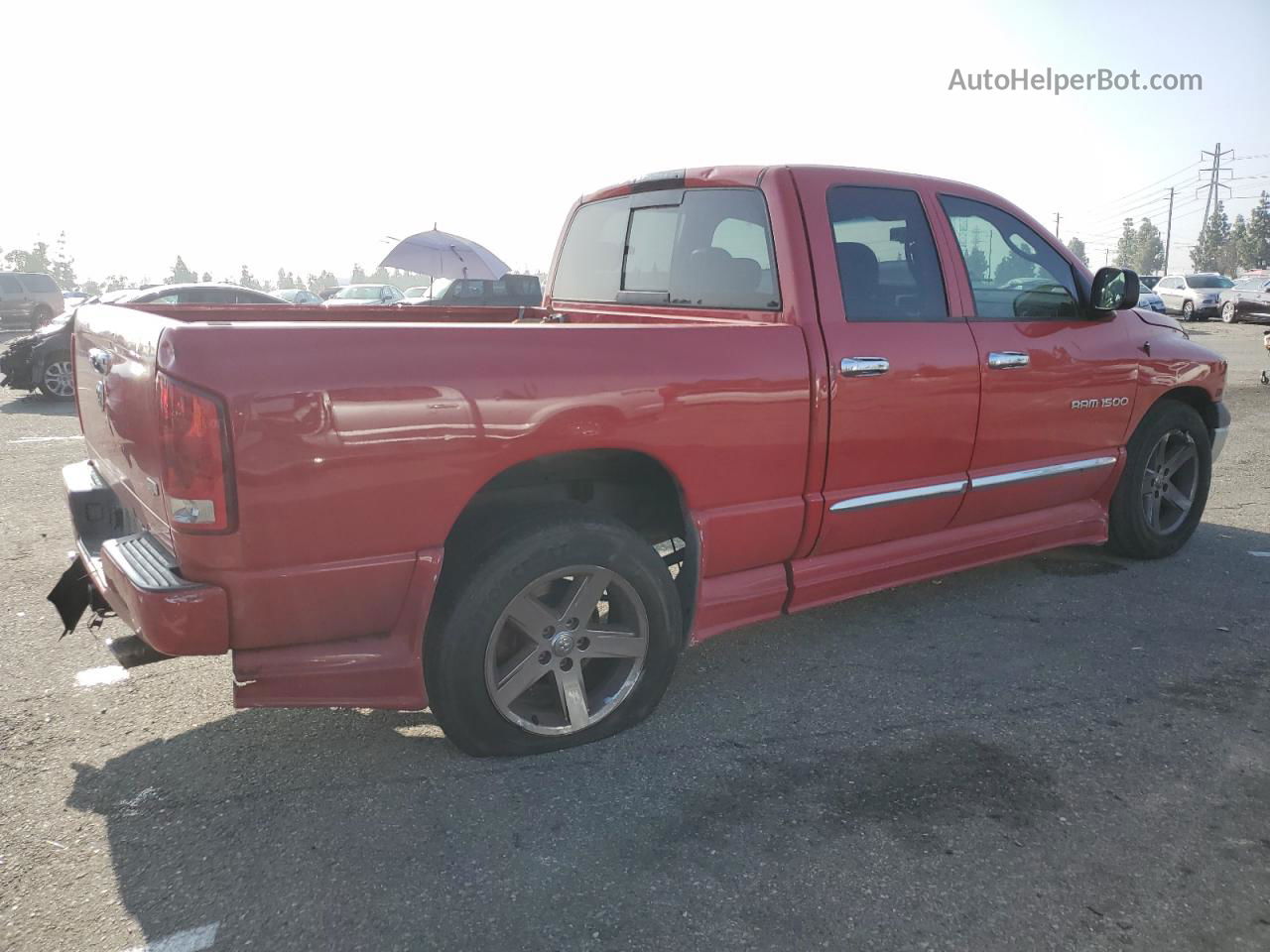 2005 Dodge Ram 1500 St Red vin: 1D7HA18D75S108064