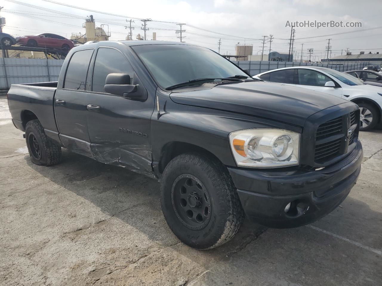 2005 Dodge Ram 1500 St Черный vin: 1D7HA18D85S125312