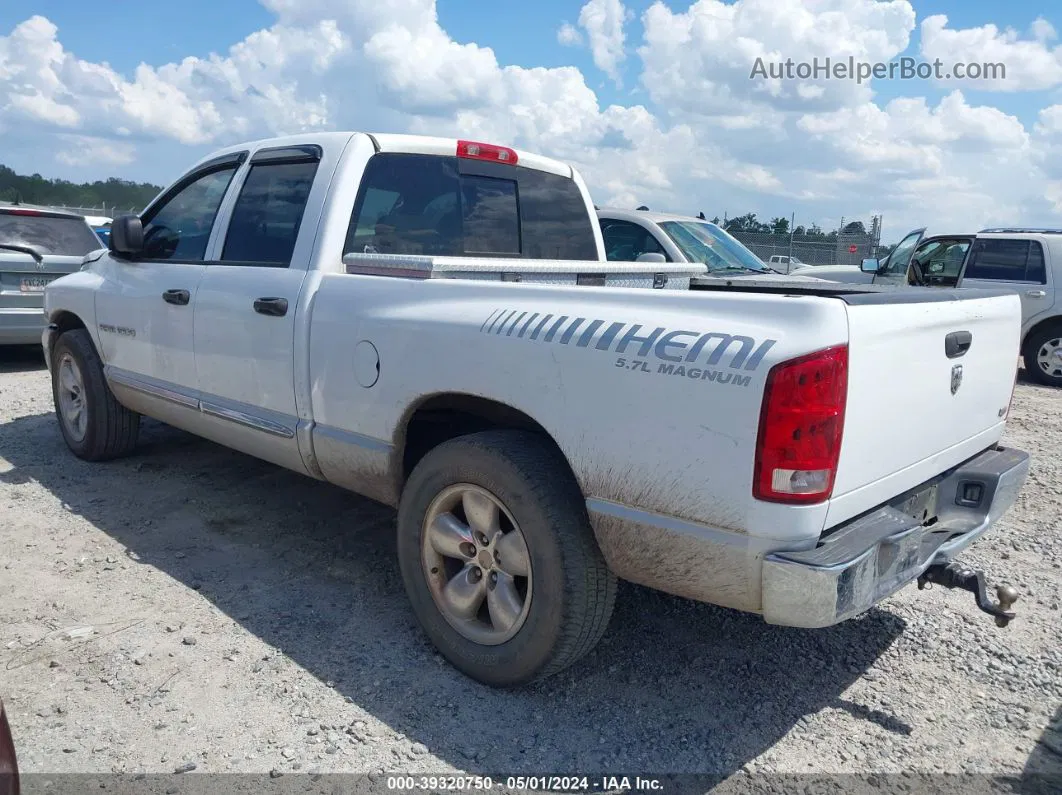 2005 Dodge Ram 1500 Slt/laramie White vin: 1D7HA18D85S246647