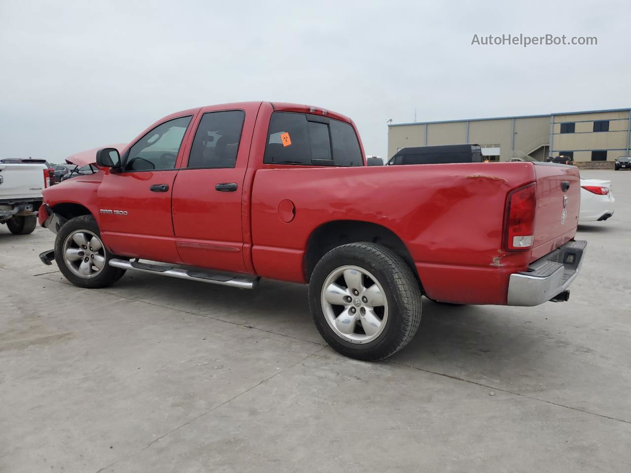 2005 Dodge Ram 1500 St Красный vin: 1D7HA18D85S281625