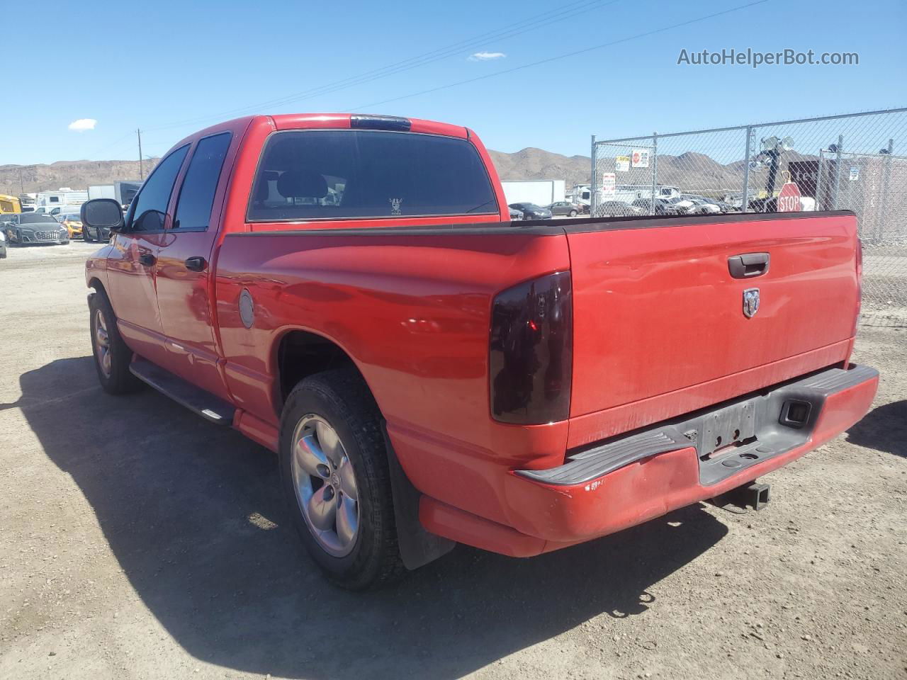 2005 Dodge Ram 1500 St Red vin: 1D7HA18D95J523568