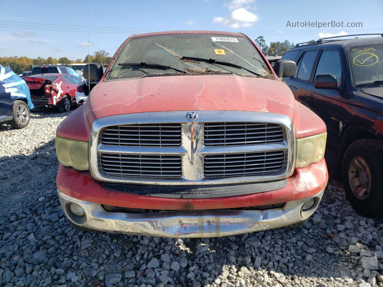 2005 Dodge Ram 1500 St Red vin: 1D7HA18D95S152552