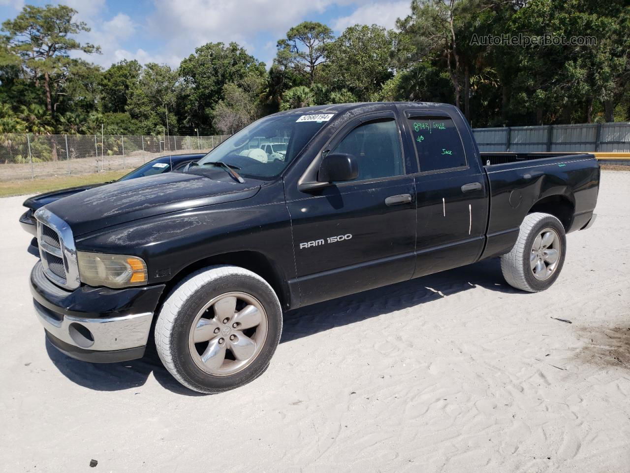 2005 Dodge Ram 1500 St Black vin: 1D7HA18D95S350936