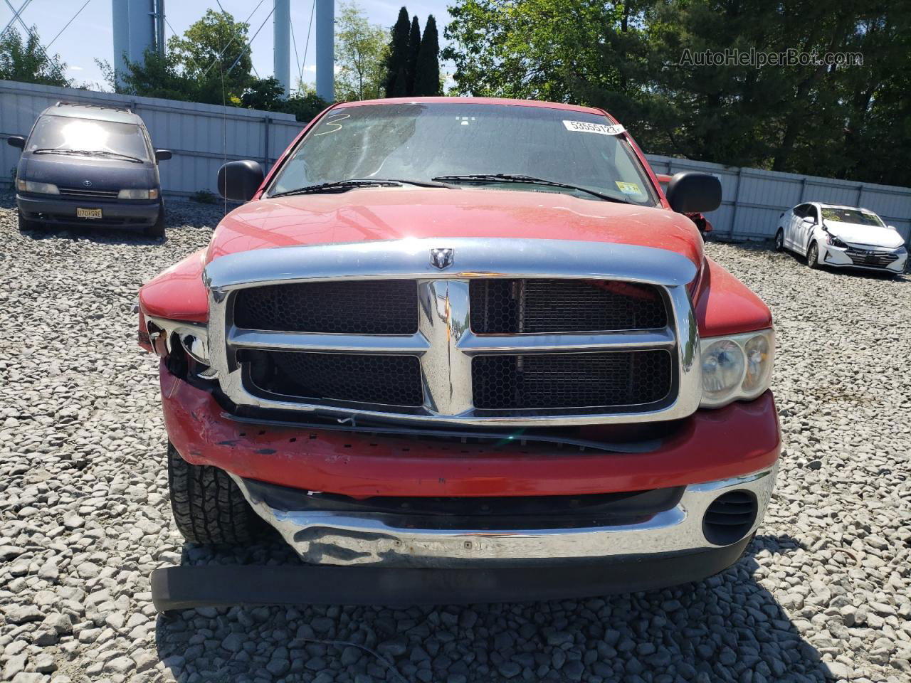 2005 Dodge Ram 1500 St Red vin: 1D7HA18DX5J500672