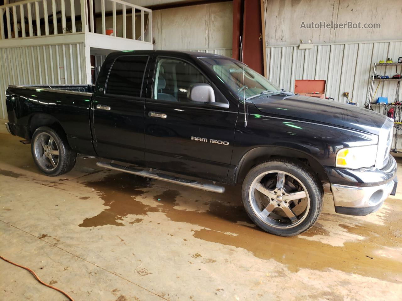 2005 Dodge Ram 1500 St Черный vin: 1D7HA18N05J502634