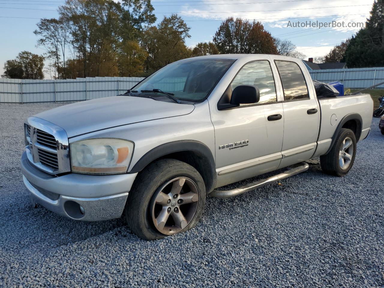 2006 Dodge Ram 1500 St Silver vin: 1D7HA18N06S657700