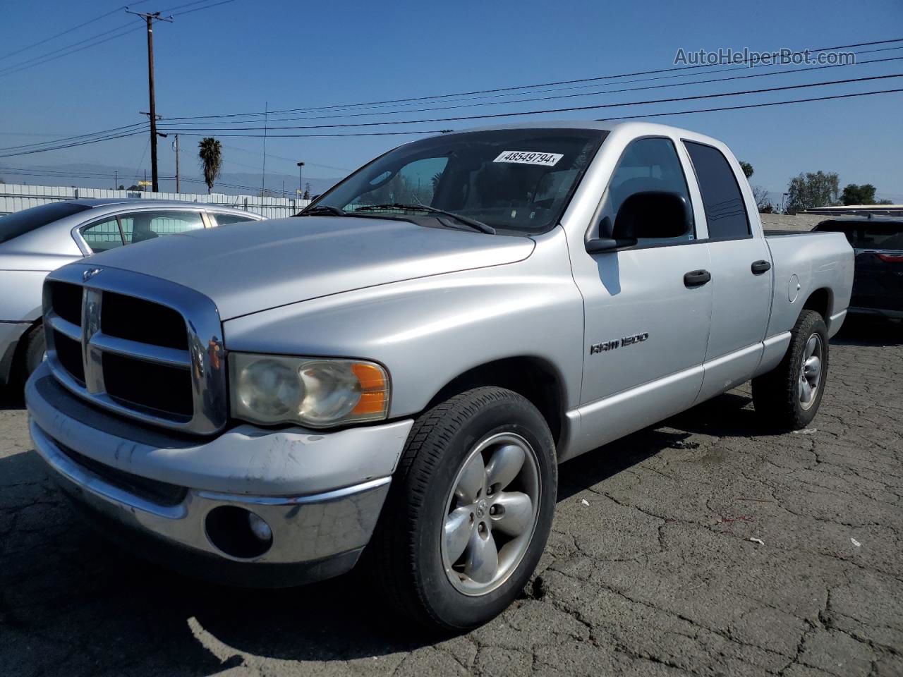 2005 Dodge Ram 1500 St Silver vin: 1D7HA18N15S147841