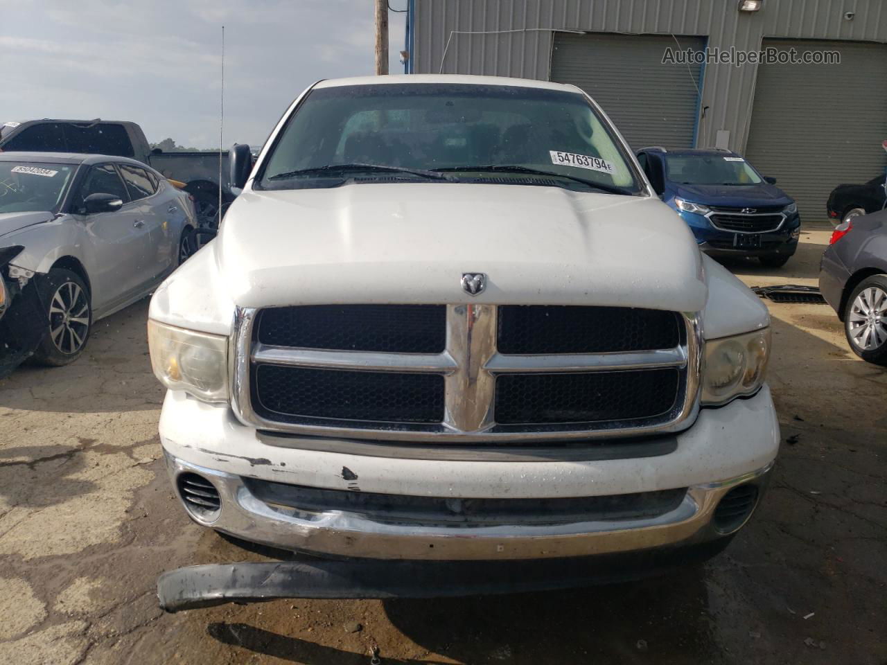 2005 Dodge Ram 1500 St White vin: 1D7HA18N25J611600