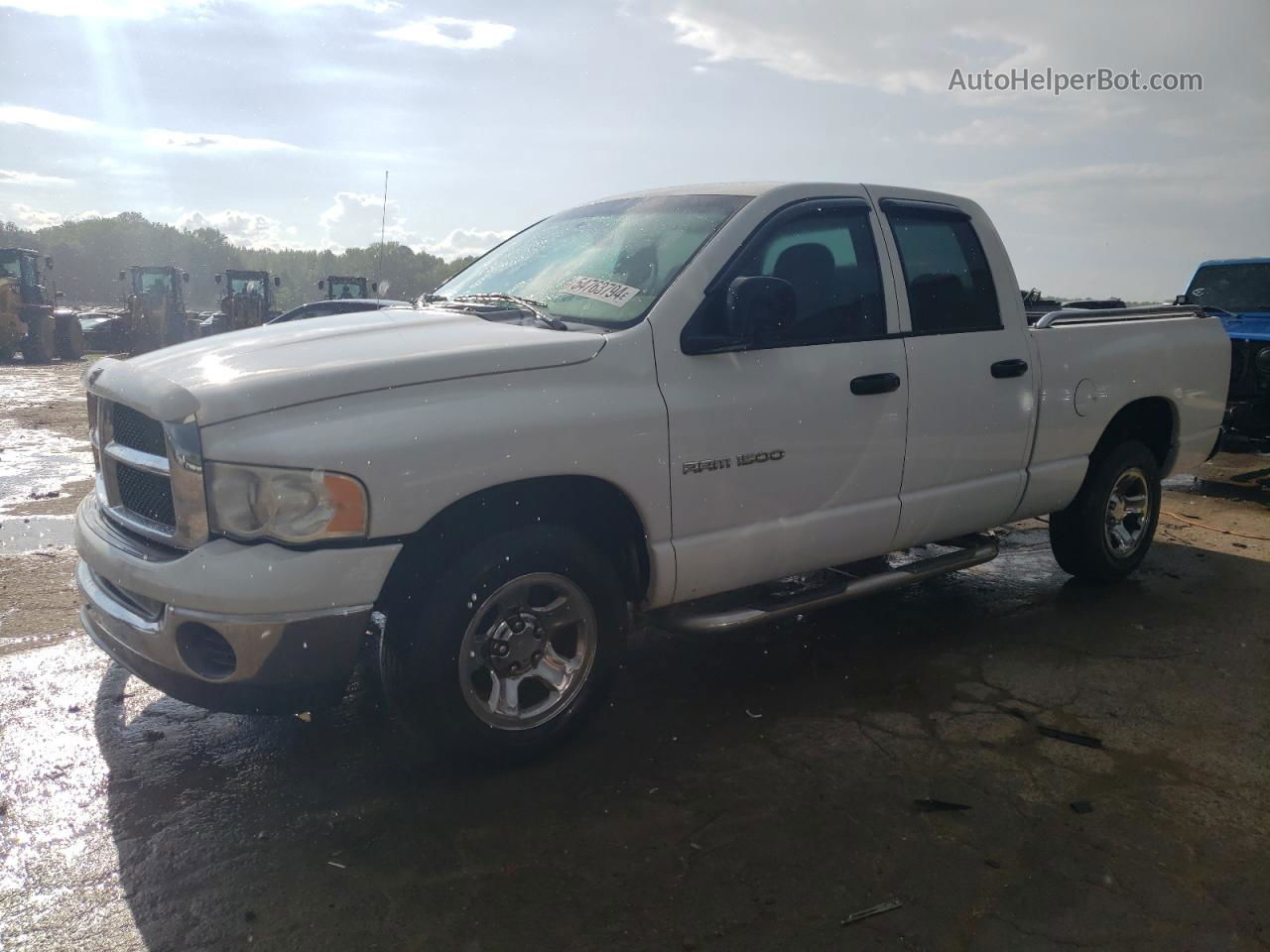 2005 Dodge Ram 1500 St White vin: 1D7HA18N25J611600