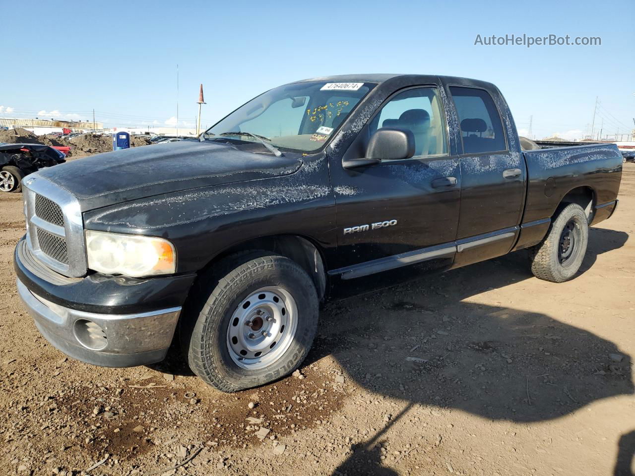 2005 Dodge Ram 1500 St Black vin: 1D7HA18N25S301425