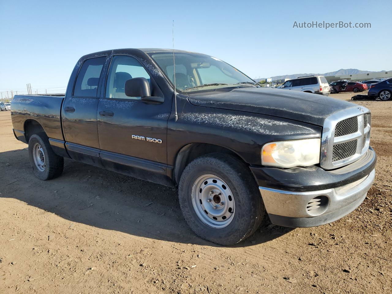 2005 Dodge Ram 1500 St Black vin: 1D7HA18N25S301425