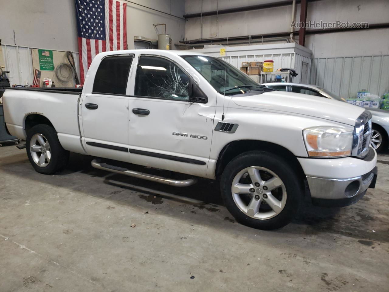 2006 Dodge Ram 1500 St White vin: 1D7HA18N26J118954