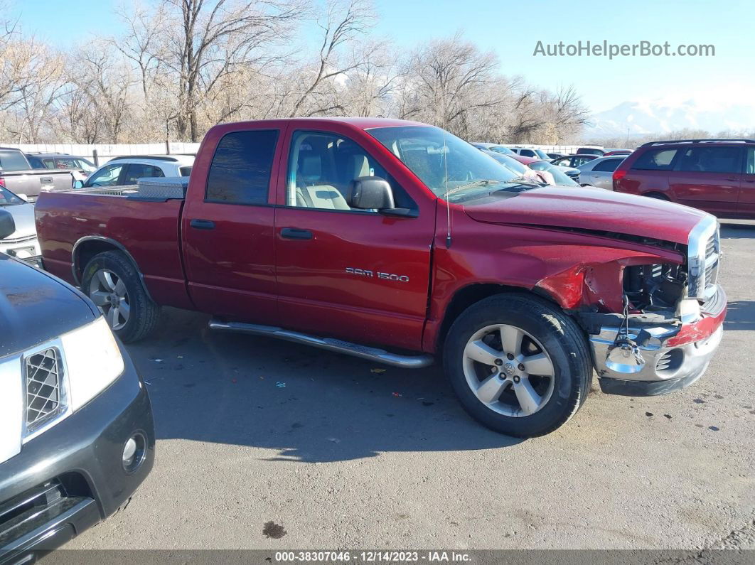 2006 Dodge Ram 1500 Slt Красный vin: 1D7HA18N26S559493