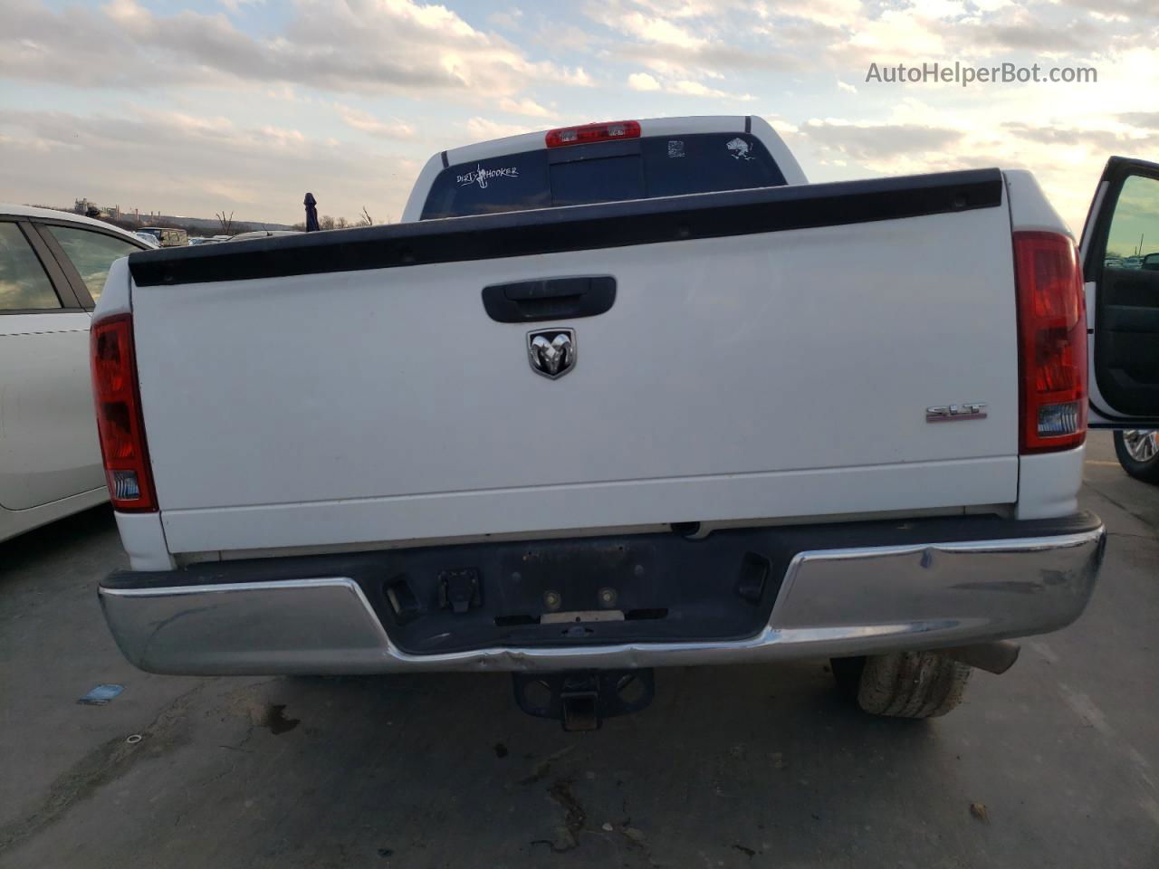 2006 Dodge Ram 1500 St White vin: 1D7HA18N46J215816