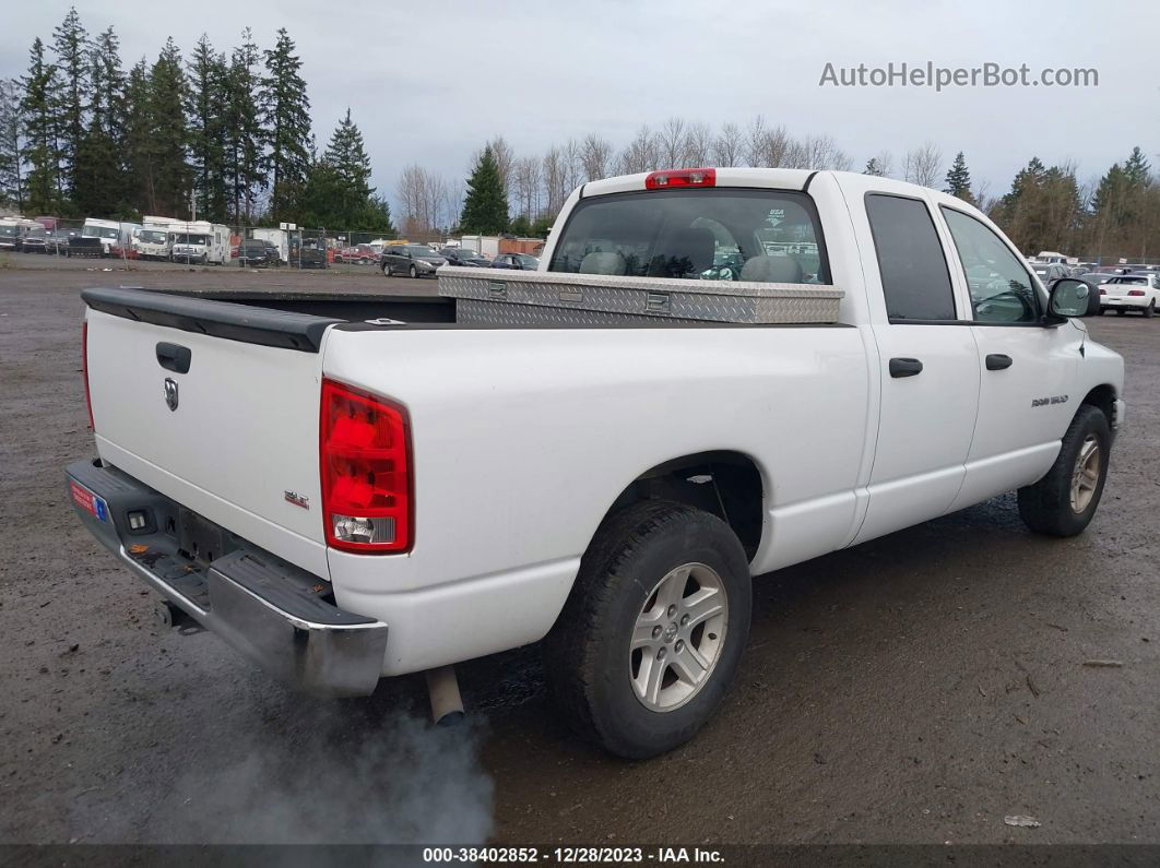 2006 Dodge Ram 1500 Slt White vin: 1D7HA18N46S642309