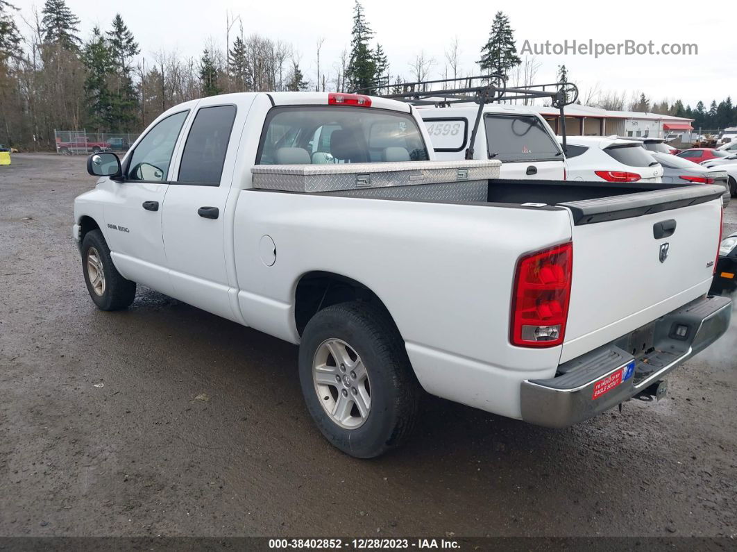 2006 Dodge Ram 1500 Slt White vin: 1D7HA18N46S642309